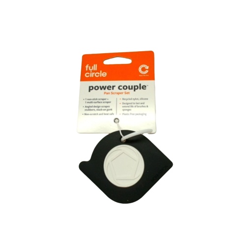 Power Couple 2pc. Pan Scraper Set Full Circle