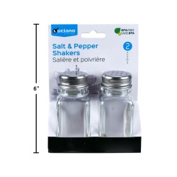 Salt and Pepper Shaker 2pc. Luciano