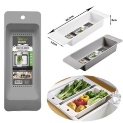 Sink Colander 47x17 Ideal Kitchen Rinse, Drain & Dry