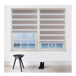 Blinds Grey cordless polyester 78 inch x 84 inch