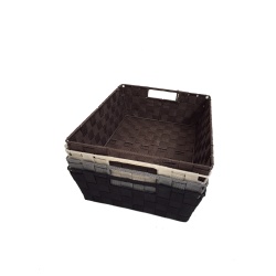 nylon storage basket - large shallow Assorted