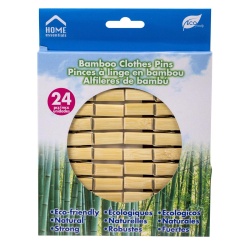 Clothespins - bamboo pack of 24