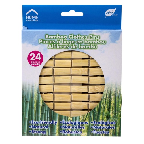 Clothespins - bamboo pack of 24