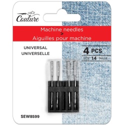 Machine Needles, Universal Size 14, 4pk Hauz