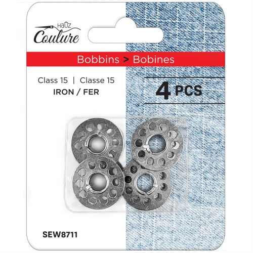 Metal Bobbins Class 15, 4pcs Hauz