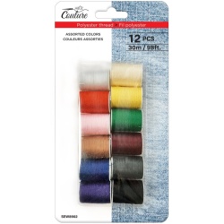 Polyester Thread, 12pcs Hauz