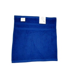 Cotton Face Towel 13 x 13" Navy Blue Haenkrs"