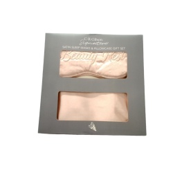 Satin Sleep Mask & Pillowcase Gift Set