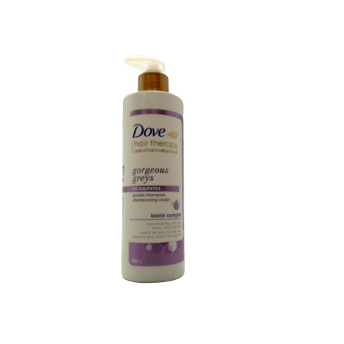 Dove Hair Therapy Gorgeous Greys Purple Shampoo 400mL