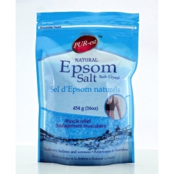 Epsom Salt Bath Crystals Muscle Relief 454gm Purest