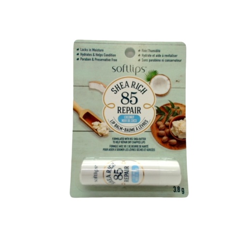 Lip Balm Shea Rich Repair Coconut 3.8g. Softlips