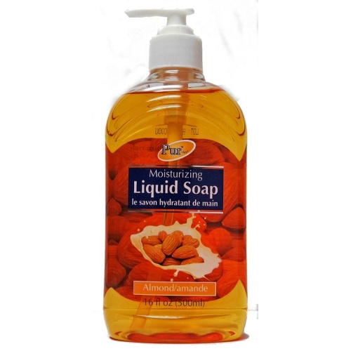 LIQUID SOAP PUREST 500ML LIQUID SOAP CLEAR- ALMOND
