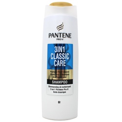 Shampoo 400ml 3in1 Classic Care Clean  Pantene Pro-v