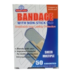 Bandage Breathable Long Lasting Protection 50pk