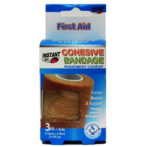 Bandage - self adhesive 3 inch x 2.8m - instant aid