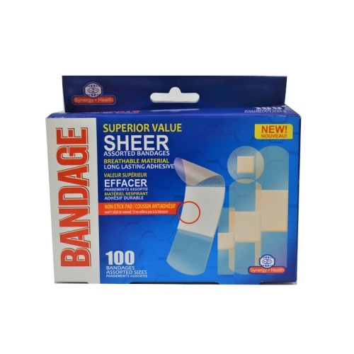 Bandages 100/pk Asst'd Sizes