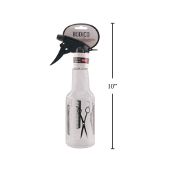 Spray bottle 500ml bodico salon - stencils with comb and scissors