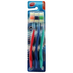 Toothbrush 3 Pack Soft Adult Purest