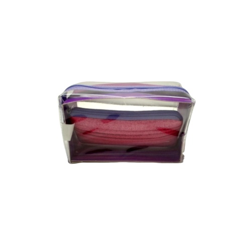 Cosmetic Pouches Set Of 2 Ombre Clear