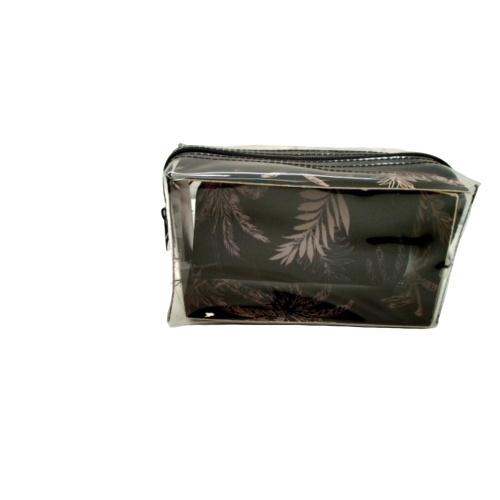 Cosmetic Pouches Set Of 2 Seychelles Clear