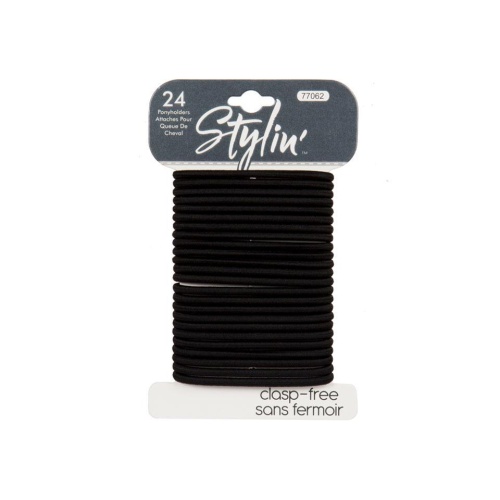 Ponyholder 24-pc. Black Clasp free Stylin