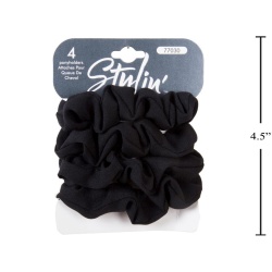 PonyHolders 4-PC black h/c Stylin