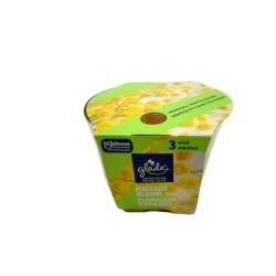 Glade 3 Wick Scented Candle Radiant Bloom Mimosa & Pear Blossoms