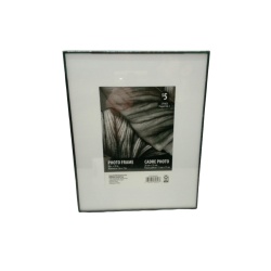 2pk Photo Frame 8 x 10" Matted To 5" x 7" Slimline Black"