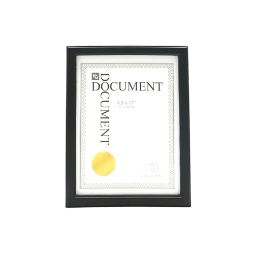 FRAME CASPIAN 8.5X11 DOCUMENT BLACK