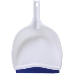 dustpan with rubber lip