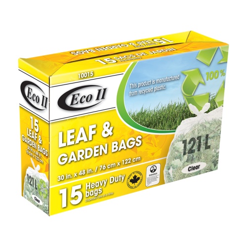 Garbage bags Clear 15 pack 30x48 inch