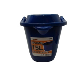 Mop Bucket w/Wringer 15L Blue Plastic Prograde