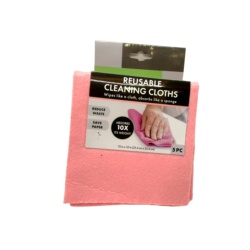 Reusable Cleaning Cloths 5pc. 10 x 10""