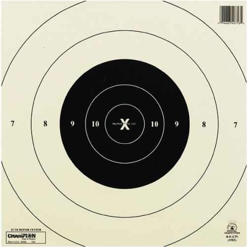 Paper Target 10.5 Bullseye 12Pk GB-8 Champion