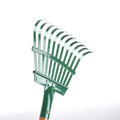 Leaf Rake 11 tooth flex-steel with 48 inch handle