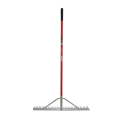 landscape rake aluminum 36 in 64in fiberglass handle