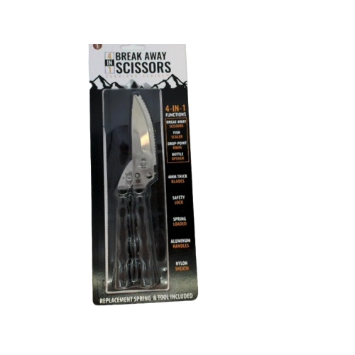 Break Away Scissors 4 In 1 w/Sheath