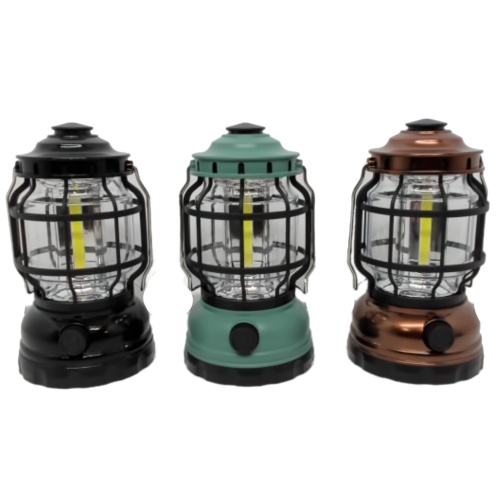 Camping Lantern COB Dimmable 500 Lumen Ass't Colours