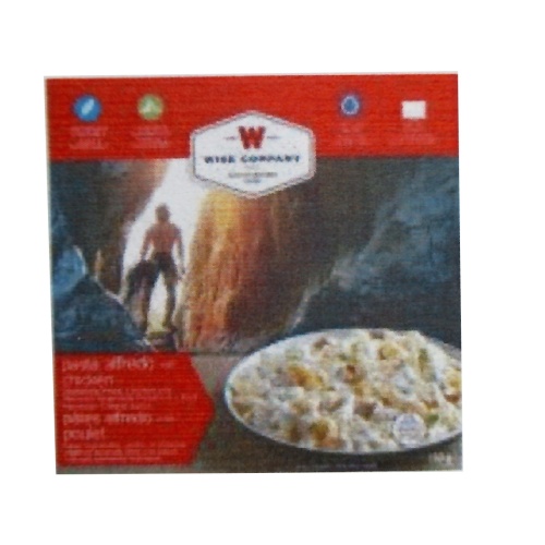 camping food - pasta alfredo with chicken ReadyWise