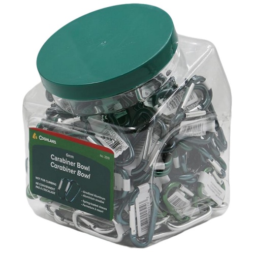 Carabiner Bowl 6mm - sold individually