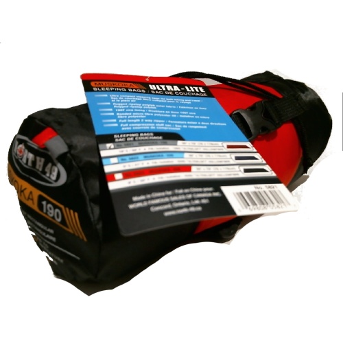 Sleeping bag 190 30x70 inch 76x178cm 10 degree muskoka