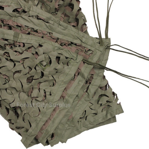 Camoflage roped nets 5x10 feet 152x305cm - bushline outdoors