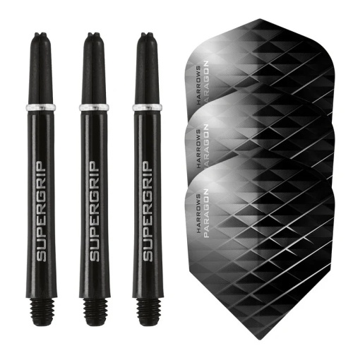 Flights & Shafts H. Black/Silver