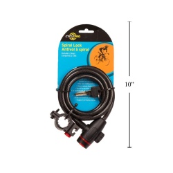 Spiral Lock w/ 2 keys bike lock - cyclepro