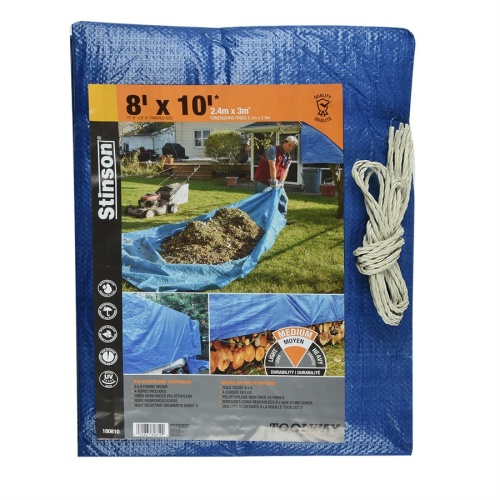 tarp 8' x 10' blue