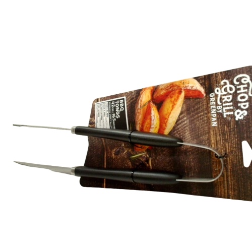 Barbecue Tongs 16.5 Stainless Steel Chop & Grill By Greenpan