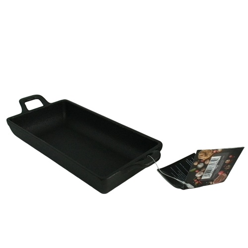 Cast iron rectangular dish 9x4x1 inch