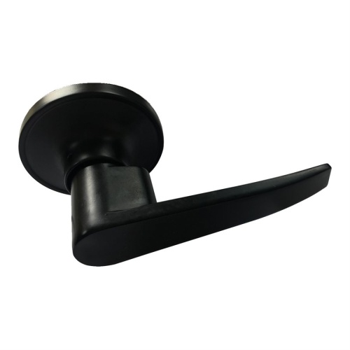 Door Lock Lever Dummy Black Straight Handle