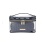 2pc. Luxe Caviar Train Case Set Clear/Blue Tartan + Twine