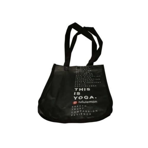 Reuseable Bag Black Small Lululemon This Is Yoga